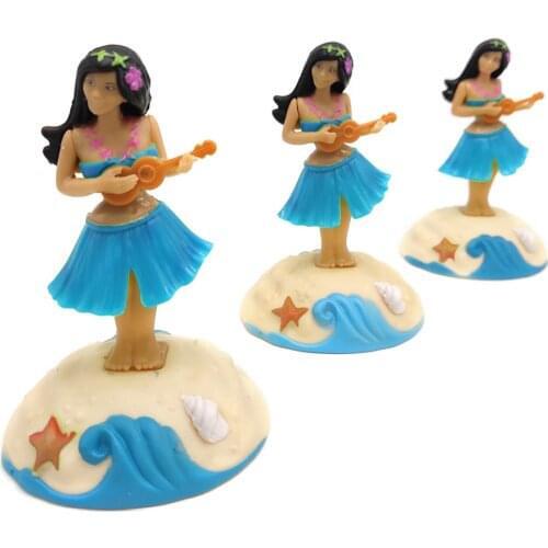 Car Decoration Ornaments Solar Powered Dancing Swinging Girl Dancer Toy Kids Gift Car Interior Dashboard Decoration Acessories