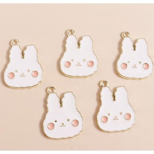 10pcs 19*25mm Kawaii Cute Animal Cat Charms Pendants For Jewelry Making Bracelets Necklace Earrings Making