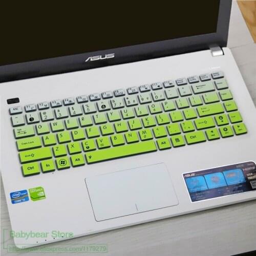 14'' Silicone laptop keyboard cover skin Protector For Asus ASUSPRO P2430UA P2430u P2420SJ P2430 P2430U P2430UA P2430UJ