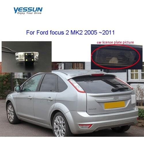 Yessun car rear view camera for ford focus 2 MK2 2004 2005 2006 2007 2008~2011 CCD rear camera/license plate camera