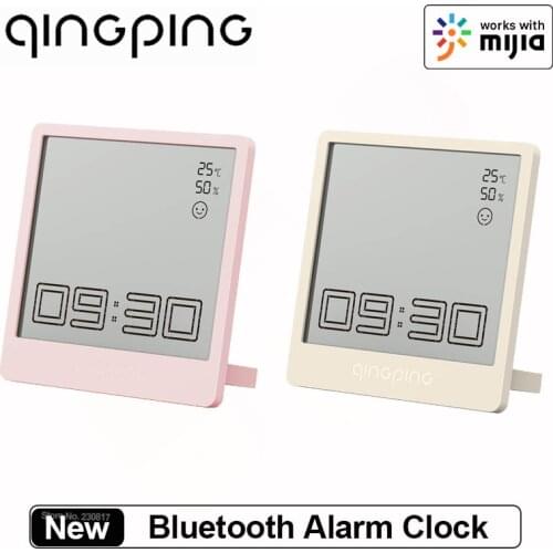 QINGPING Bluetooth Alarm Clock Pomodoro Timer Temperature Humidity Sensor Multifunctional Clock Connect For Mijia Mi home APP