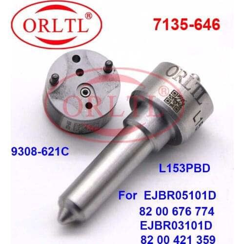 Injector Nozzle L153PBD Valve Set 9308-621C Overhaul repair Kits for EJBR05101D EJBR03101D RENAULT 8200676774 8200421359