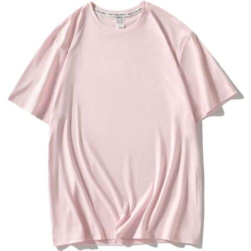 Solid Color T Shirt Streetwear Basic T Shirt Women Casual Summer Short Sleeve Tops Oversize Casual O-neck Fashion Harajuku Tee