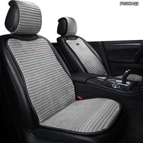 FUZHKAQI 12V Heated car seat cover for Cadillac all models ATS CTS SRX CT6 SLS ATSL XTS Escalade Winter Pad Cushions styling