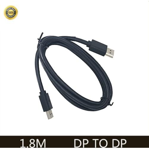 Computer Cable 1.8M Display Port to DP 20pin Male to Male1080P 3D connector For DELL for HP for ASUS for Lenovo Laptop Converter