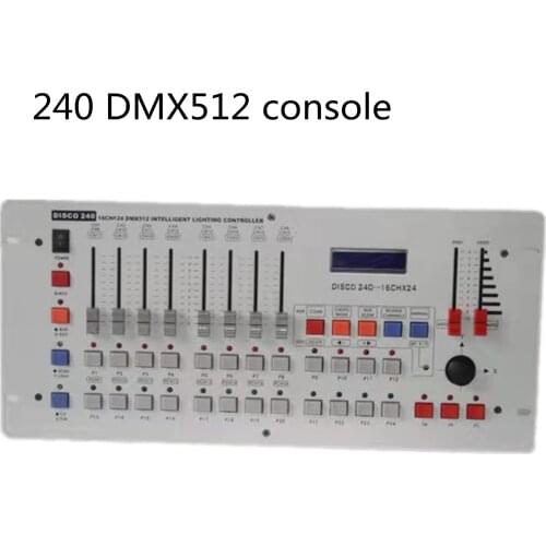 240 DMX512 console can be used to control a variety of stage lighting fixtures