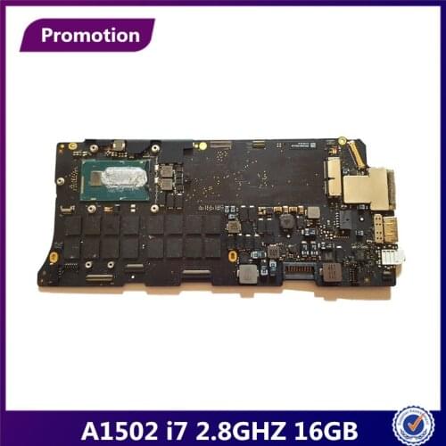 820-3476-A A1502 Motherboard for MacBook Pro Retina 13.3" 1502 Logic board i7 2.8Ghz 16G 16GB 661-8149 2013 2014 Year