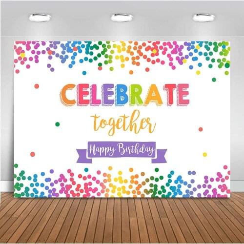 MOCSIKA Happy Birthday Backdrop for photography celebrate background for party decoration banner computer printed 7x5ft 499