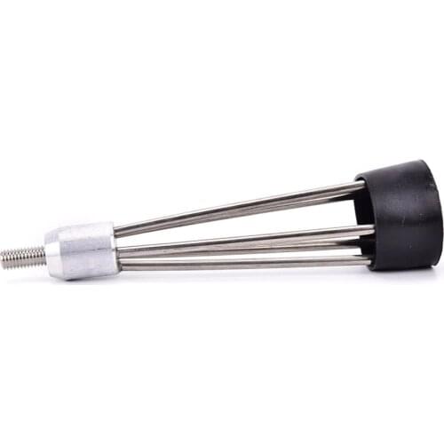 New Durable Stainless Steel Fishing Spear 5 Prong Spearhead Fork Harpoon Tip with Barbs Diving Spear Gun Head Fishing Tools