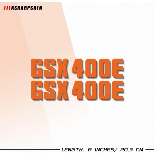 New Motorcycle Stickers Body Reflective Waterproof Body fuel tank logo sticker Kit For SUZUKI GSX400E gsx 400e sign decal