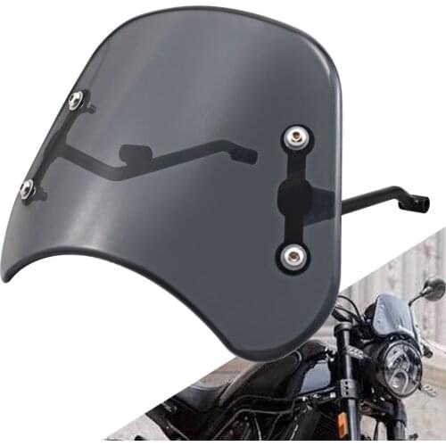 Motorcycle ABS Front Headlight Windshield Protector Windscreen Wind Deflector For Benelli Leoncino 500 Somke