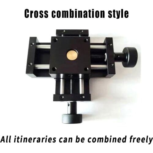 XY Cross Table MS-YT50 80 Single-axis Manual Translation Stage One-dimensional Displacement X-axis Multi-specified Slide Table