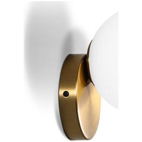 Simple Loft Style Round Glass Ball Wall Sconce Modern LED Wall Light Fixtures Home Bedside Wall Lamp Indoor Lighting Lamparas