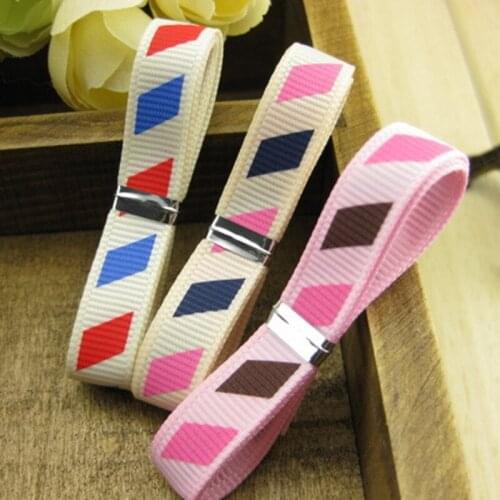 3 colours 5meter/lot 0.4"(10 mm) Rib with double color diagonal grid belt Computer embroidery gift ribbon Free shipping T-024