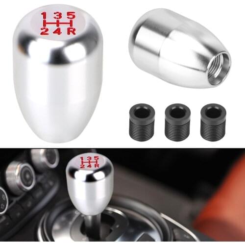 JDM MT Gear Stick Shifter Car Accessories For Manual Transmission Replacements Aluminum Alloy Racing 5 Speed Gear Shift Knob