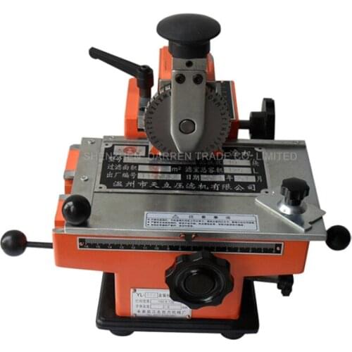 YK-A01 Semi-Automatic Manual Marking Machine Aluminum Labeling Coding Machine Equipment Parameter Label Printer 1PC