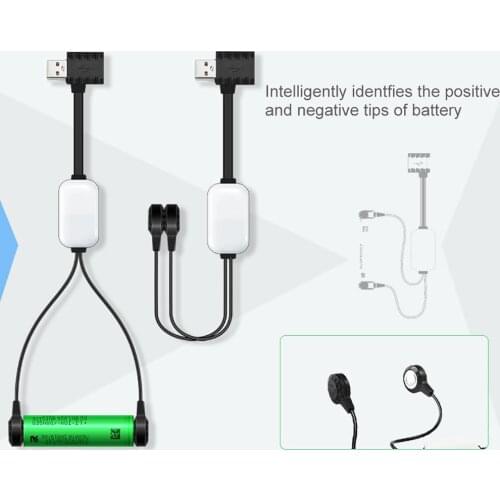 A10 18650 Battery Charger For Li-ion Batteries Smartphone Multifunction Magnetic USB Charging/Discharging Power Bank Drop Ship