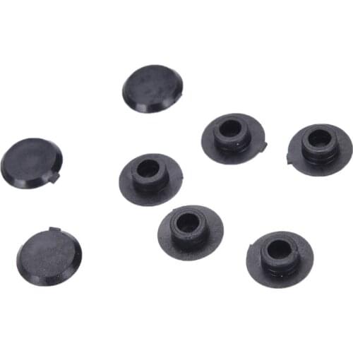 100Pcs M4 M5 M6 Black Hex Socket Allen Bolt Screw Nut Hexagon Head Cover Cap Protector Screws Covers Caps
