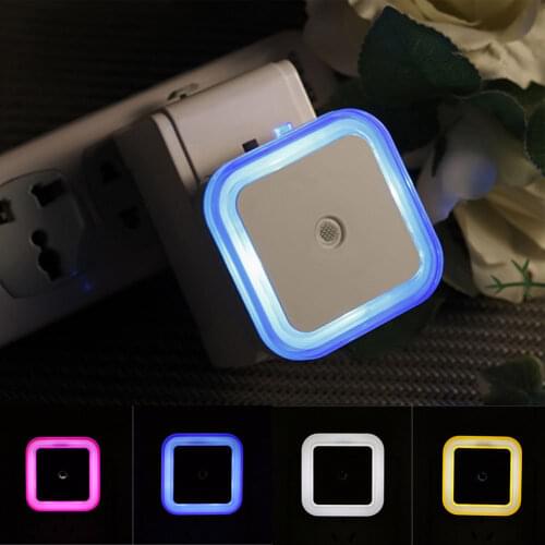 1Pcs Square Wireless Induction Wall Lamp Energy Saving Night Light 110-220V For Children Living Room Bedroom Lights Lighting