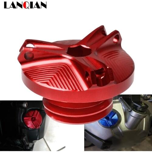 Motorcycle Accessories M20*2.5 CNC Engine Oil Filter Cap Bolt Screw cover For Ducati PANIGALE 1299 2015 2016 2017 parts oil cup