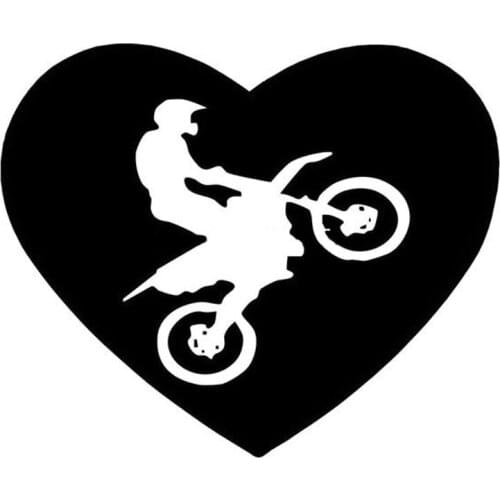 Car Sticker MOTOCROSS Car Sticker Personalized Motorcycle Sticker Car Styling Decal Cover Scratch Black/white, 15cm*12cm