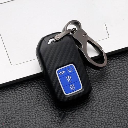 Carbon fiber Car Key Fob Pocket Cover Case For Honda Civic CR-V HR-V Accord Jade Crider Odyssey 2015- 2018 Remote Protector