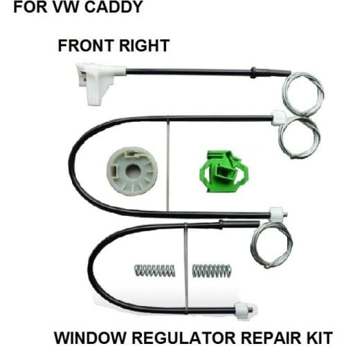 FOR VW CADDY WINDOW REGULATOR REPAIR KIT FRONT RIGHT SIDE NEW FROM 1995 - 2004