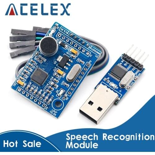 LD3320 voice recognition module 51 single chip microcomputer IO voice module non-specific human voice recognition