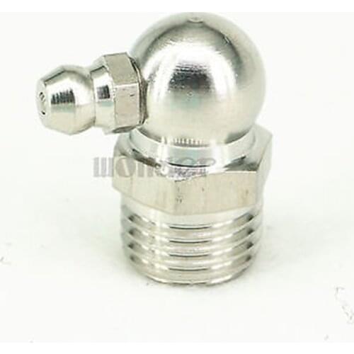 M10x1mm Metric Male 304 Stainless Steel Grease Zerk Nipple Fitting,straight grease nipple For Grease Gun
