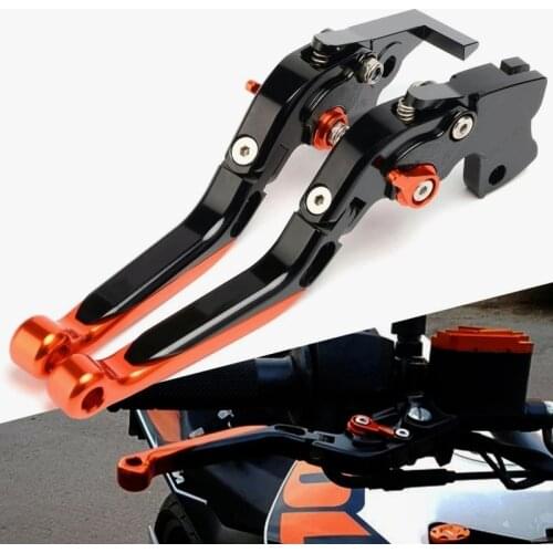 Motorcycle Adjustable Foldable CNC Aluminum Brake Clutch Levers For DUKE duke 390 200 125 2013 2014 2015 2016 2017 2018