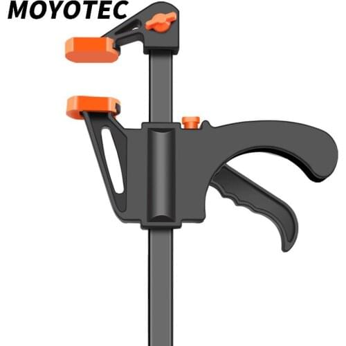 MOYOTEC 5/10Pc 4Inch Quick Ratchet F Clamp Heavy Duty Wood Working Work Bar Clamp Clip Kit Woodworking Reverse clamping 30x100mm