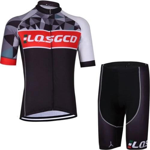 New Outdoor Men Clothing Quick Dry Short Sleeve Breathable Cycling Jersey Sets Suit Men