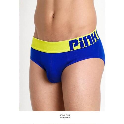New arrival Brand PINK HERO sexy underwear solid gay Underwear Briefs comfortable panties Male Underpants Man Shorts
