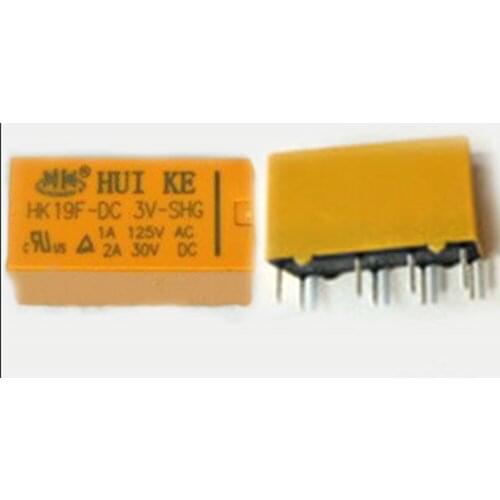 Wholesale 10pcs/lot relay HK19F-DC3V-SHG