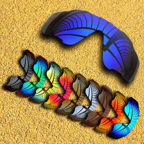 PAZZERBY Polarized Mirrored Coating Replacement Lenses for-Oakley Jawbreaker Frame Multi-Colors