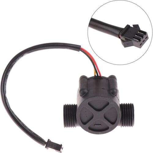 DC 5-18V Hall Water Flow Sensor Switch Flowmeter Control 1-30L/min YF-S201