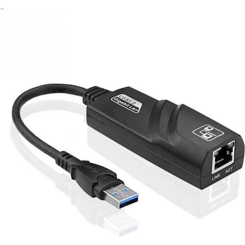 Wired USB 3.0 To Gigabit Ethernet RJ45 LAN (10/100/1000) Mbps Network Adapter Ethernet Network Card For PC Drop Shop