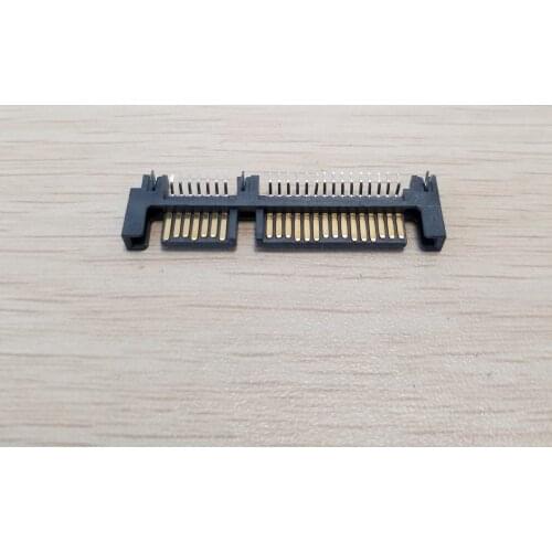 SATA Hard Drive 90 Degree Interface SMT Connector 7Pin + 15Pin Male Socket 22Pin PCB to Top H : 1.4mm