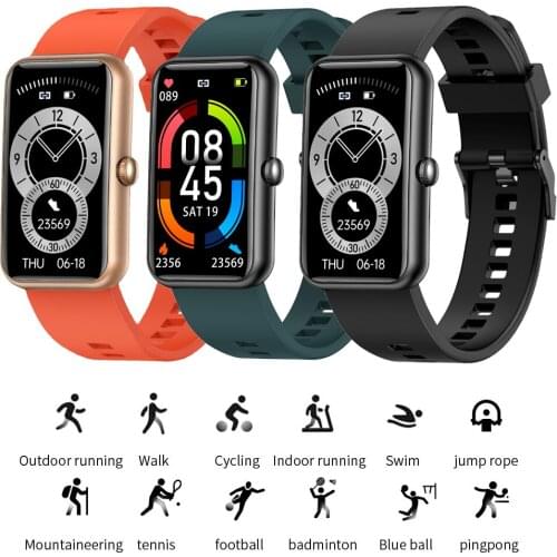 L16 Sports Smart Bracelet 1.47" Full Touch Screen IP68 Waterproof Real-Time Heart Rate Sleep Monitoring Fitness Digital Watch