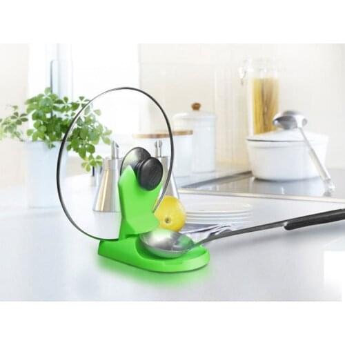 1PC Multifunction folding lid rack kitchen shelving Spoon pot rack holder Shelf Storage Kitchen Decor Tool Stand KX 024