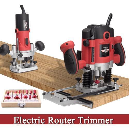 1050W/1500W/2100W Woodworking Electric Router trimmer Wood Milling Engraving Slotting Trimming machine Hand Carving Carpentry