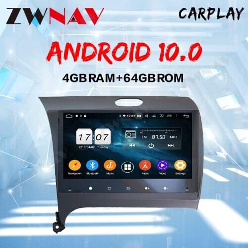 2 din IPS screen Android 10 Car Multimedia player For KIA Cerato K3 Forte 2013-2018 car radio stereo GPS navi Wifi BT head unit