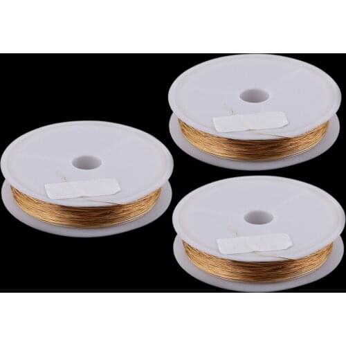 3 Rolled Copper Wire DIY crafts supply Jewelry Making string cord 10m 0.5MM