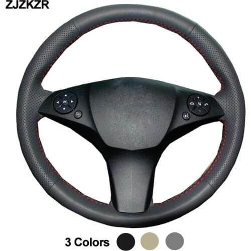 Car Auto Steering-Wheel Cover For Mercedes-Benz C180 C200 C350 C300 CLS 280 300 350 500 GLK 300 2008 2009 2010 Volant Stuurhoes
