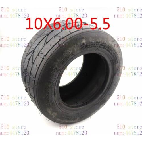 Free shipping 10 inch widened tire 10x6.00-5.5 motorcycle tubeless tire wheel 10x6.00-5.5 to tire vacuum Road tire
