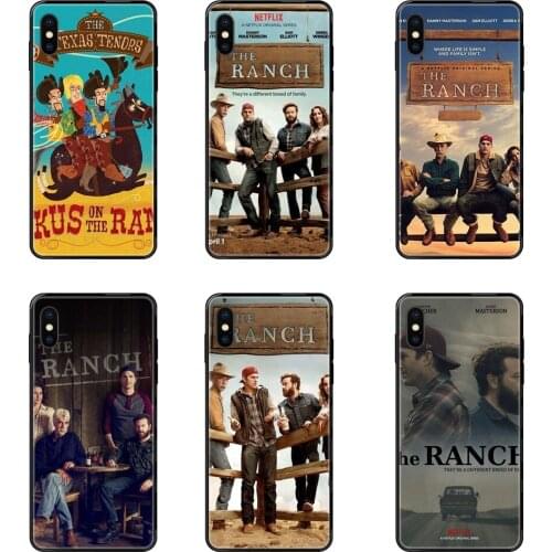 Black Soft TPU Protector Phone Cases Tv Series Show The Ranch Poster For Samsung Galaxy Note 4 8 9 10 20 Plus Pro Ultra J6 J7