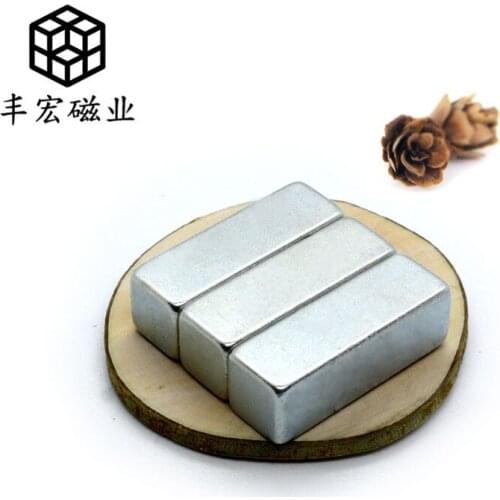 F30 * 10*10 NdFeB screw tool accessories magnet high temperature resistant magnet 30*10*10 motor strong magnet