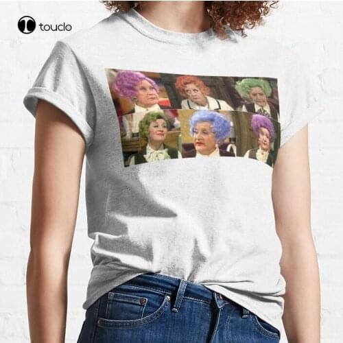 New Mrs Slocombe Classic Mollie Sugden Are You Being Molly Served 70S 80S T-Shirt Cotton Tee Shirt Unisex