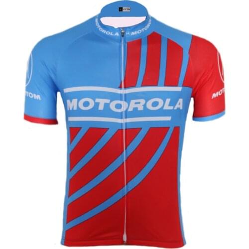 Classical cycling jerseys man short sleeved red/blue bicycling cycle jerseys custom made cycling clothing MTB maillot ciclismo