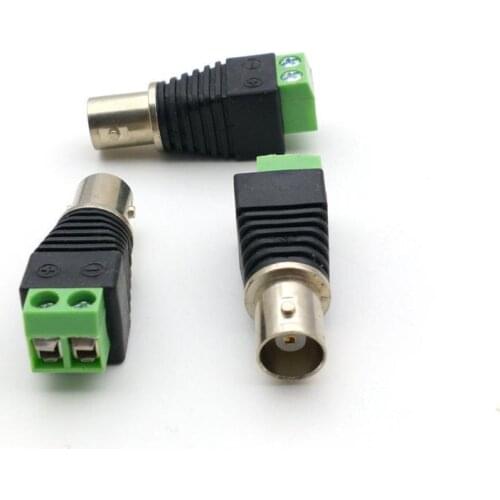 100pcs BNC female Terminals Connector for Video Coax CCTV Coaxial Camera